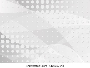 Abstract halftone dotted background. Transparency grunge pattern, dot, circles, shadow.  Gray modern optical pop art texture for posters, sites, business cards, cover, labels mock-up, vintage stickers