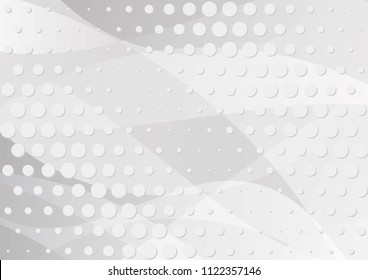 Abstract halftone dotted background. Transparency grunge pattern, dot, circles, shadow.  Gray modern optical pop art texture for posters, sites, business cards, cover, labels mock-up, vintage stickers