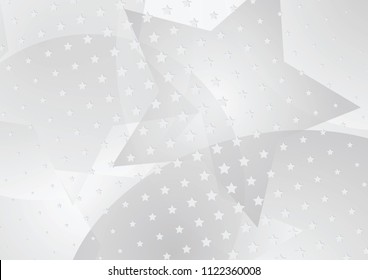 Abstract halftone dotted background. Transparency grunge star pattern, circles, shadow.  Gray modern optical pop art texture for posters, sites, business cards, cover, labels mock-up, vintage stickers