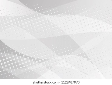 Abstract halftone dotted background. Transparency grunge pattern, dot, circles, shadow.  Gray modern optical pop art texture for posters, sites, business cards, cover, labels mock-up, vintage stickers