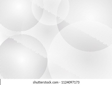 Abstract halftone dotted background. Transparency grunge pattern, dot, circles, shadow.  Gray modern optical pop art texture for posters, sites, business cards, cover, labels mock-up, vintage stickers - Shutterstock ID 1124097173