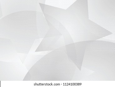 Abstract halftone dotted background. Transparency grunge star pattern, circles, shadow.  Gray modern optical pop art texture for posters, sites, business cards, cover, labels mock-up, vintage stickers