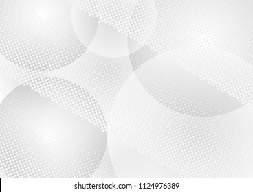 Abstract halftone dotted background. Transparency grunge pattern, dot, circles, shadow.  Gray modern optical pop art texture for posters, sites, business cards, cover, labels mock-up, vintage stickers - Shutterstock ID 1124976389
