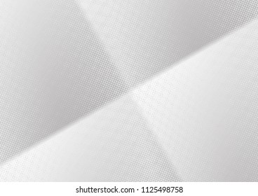 Abstract halftone dotted background. Transparency grunge rectangle pattern, square, shadow.  Gray modern optical pop art texture for posters, site, business card, cover, label mock-up, vintage sticker