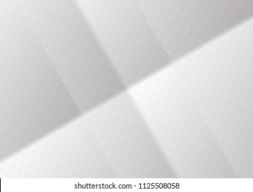 Abstract halftone dotted background. Transparency grunge rectangle pattern, square, shadow.  Gray modern optical pop art texture for posters, site, business card, cover, label mock-up, vintage sticker
