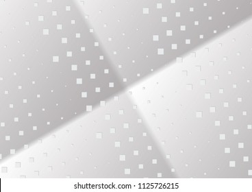 Abstract halftone dotted background. Transparency grunge rectangle pattern, square, shadow.  Gray modern optical pop art texture for posters, site, business card, cover, label mock-up, vintage sticker