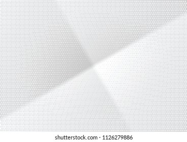 Abstract halftone dotted background. Transparency grunge rectangle pattern, square, shadow.  Gray modern optical pop art texture for posters, site, business card, cover, label mock-up, vintage sticker