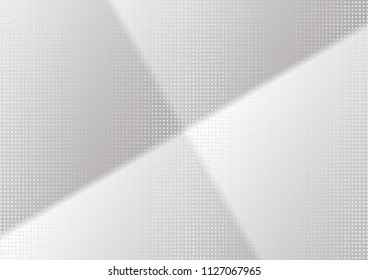 Abstract halftone dotted background. Transparency grunge rectangle pattern, square, shadow.  Gray modern optical pop art texture for posters, site, business card, cover, label mock-up, vintage sticker