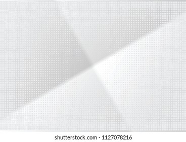 Abstract halftone dotted background. Transparency grunge rectangle pattern, square, shadow.  Gray modern optical pop art texture for posters, site, business card, cover, label mock-up, vintage sticker