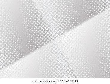 Abstract halftone dotted background. Transparency grunge rectangle pattern, square, shadow.  Gray modern optical pop art texture for posters, site, business card, cover, label mock-up, vintage sticker