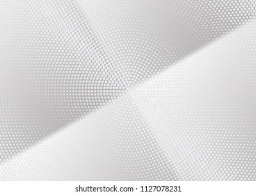 Abstract halftone dotted background. Transparency grunge rectangle pattern, square, shadow.  Gray modern optical pop art texture for posters, site, business card, cover, label mock-up, vintage sticker