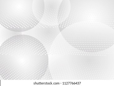 Abstract halftone dotted background. Transparency grunge pattern, dot, circles, shadow.  Gray modern optical pop art texture for posters, sites, business cards, cover, labels mock-up, vintage stickers