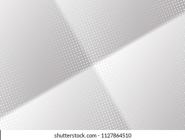 Abstract halftone dotted background. Transparency grunge rectangle pattern, square, shadow.  Gray modern optical pop art texture for posters, site, business card, cover, label mock-up, vintage sticker