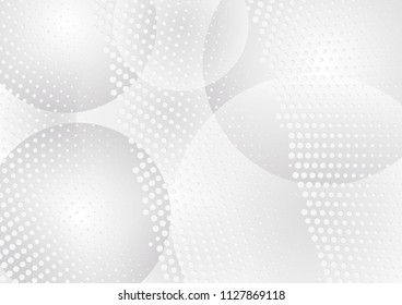 Abstract halftone dotted background. Transparency grunge pattern, dot, circles, shadow.  Gray modern optical pop art texture for posters, sites, business cards, cover, labels mock-up, vintage stickers