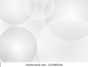 Abstract halftone dotted background. Transparency grunge pattern, dot, circles, shadow.  Gray modern optical pop art texture for posters, sites, business cards, cover, labels mock-up, vintage stickers