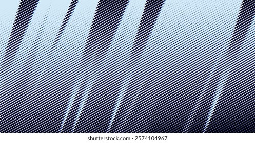 Abstract halftone dotted background with vibrant colors in a wave-like mosaic design, flowing geometric wave patterns in blue cool tones.