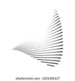 Abstract halftone dotted black grunge background - vector illustration. Template for business, design, texture and postcards.