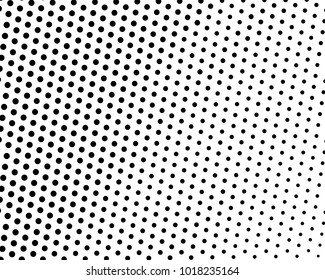 Abstract halftone dotted black and white background - vector illustration. Template for business, design, texture and postcards.