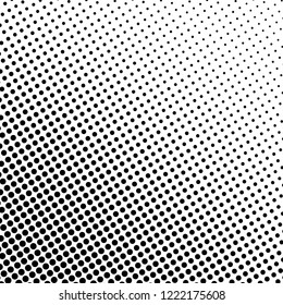 Abstract halftone dotted black and white background - vector illustration. Template for business, design, texture and postcards.