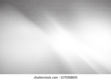 Abstract halftone dotted black and white background - vector illustration. Template for business, design, texture and postcards.