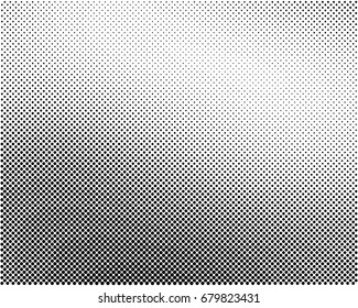 Abstract halftone dotted black and white background - vector illustration.  