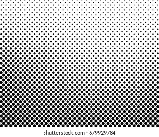 Abstract halftone dotted black and white background - vector illustration. Template for business, design, texture and postcards.