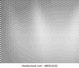 Abstract halftone dotted black and white background - vector illustration. Template for business, design, texture and postcards.