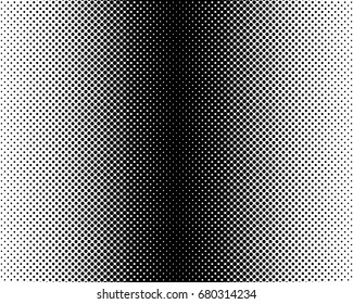 Abstract halftone dotted black and white background - vector illustration. Template for business, design, texture and postcards.