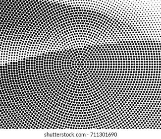 Abstract halftone dotted black and white background - vector illustration. Template for business, design, texture and postcards.