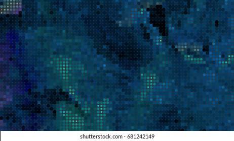 Abstract halftone dotted blue background. Vector modern futuristic texture for labels,  posters, interior design, stickers, business cards. Minimal covers design with dot and circles. Eps10 vector.