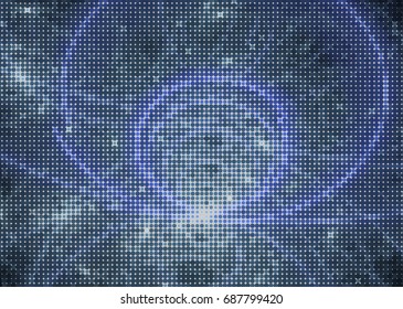 Abstract Halftone Dotted Blue Background. Vector Modern Futuristic Texture for Labels, Posters, Interior Design, Stickers, Business Cards. Minimal Covers Design with Dot, Circles. Abstract halftone 