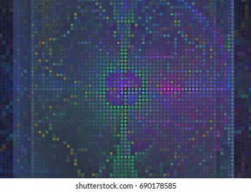 Abstract Halftone Dotted Blue Background. Vector Modern Futuristic Texture for Labels, Posters, Interior Design, Stickers, Business Cards. Minimal Covers Design with Dot, Circles. Abstract halftone 