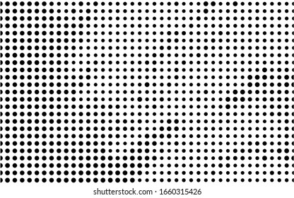 Abstract halftone dotted circle pattern. Cover design. Vector abstract graphic design. Decorative backdrop vector. Monochrome background. Healthy food concept.