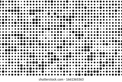 Abstract halftone dotted circle pattern. Cover design. Vector abstract graphic design. Decorative backdrop vector. Monochrome background. Healthy food concept.