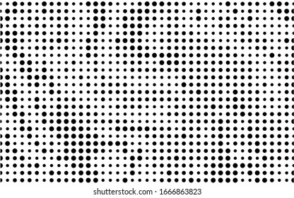 Abstract halftone dotted circle pattern. Cover design. Vector abstract graphic design. Decorative backdrop vector. Monochrome background. Healthy food concept.