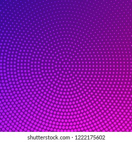 Abstract halftone dotted colorful background - vector illustration. Template for business, design, texture and postcards.