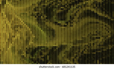 Abstract halftone dotted gold background. Vector modern futuristic texture for labels,  posters, interior design, stickers, business cards. Minimal covers design with dot and circles. Eps10 vector.