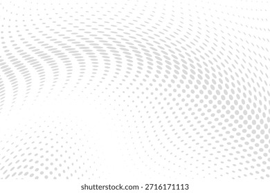 Vector de fondo blanco de textura de grano punteado de semitono abstracto