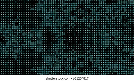 Abstract halftone dotted green background. Vector modern futuristic texture for labels,  posters, interior design, stickers, business cards. Minimal covers design with dot and circles. Eps10 vector.