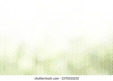 Abstract halftone dotted green and white background - vector illustration. Template for business, design, texture and postcards.