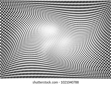 Abstract halftone dotted grunge pattern texture. Retro comic pop background. Vector modern grunge background for posters, sites, business cards, postcards, interior and cover design.