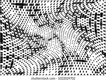 Abstract halftone dotted grunge pattern texture. Retro comic pop background. Vector modern grunge background for posters, sites, business cards, postcards, interior and cover design.