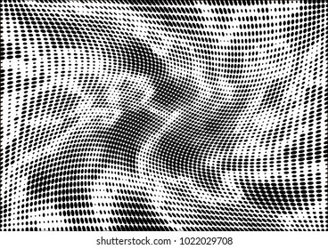 Abstract halftone dotted grunge pattern texture. Retro comic pop background. Vector modern grunge background for posters, sites, business cards, postcards, interior and cover design.