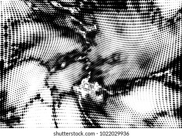 Abstract halftone dotted grunge pattern texture. Retro comic pop background. Vector modern grunge background for posters, sites, business cards, postcards, interior and cover design.