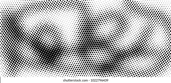 Abstract halftone dotted grunge pattern texture. Retro comic pop background. Vector modern grunge background for posters, sites, business cards, postcards, interior and cover design.