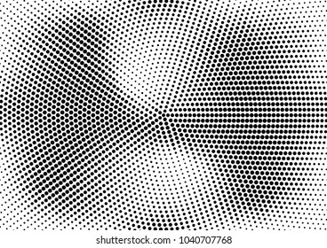 Abstract halftone dotted grunge pattern texture. Retro comic pop background. Vector modern grunge background for posters, sites, business cards, postcards, interior and cover design.