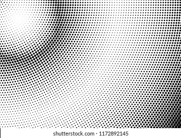 Abstract halftone dotted grunge pattern texture. Vector modern grunge background for posters, sites, business cards, postcards, interior design.