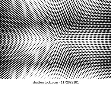 Abstract halftone dotted grunge pattern texture. Vector modern grunge background for posters, sites, business cards, postcards, interior design.