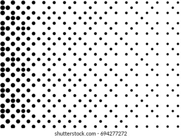 Abstract halftone dotted grunge pattern texture. Vector modern grunge background for posters, sites, business cards, postcards, interior design.