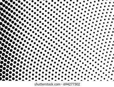 Abstract halftone dotted grunge pattern texture. Vector modern grunge background for posters, sites, business cards, postcards, interior design.